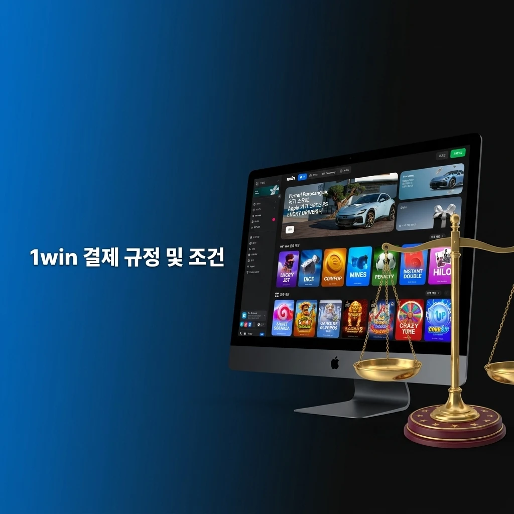 1win 결제 규정 안내: 본인 인증, 명의 일치, 입출금 수단 제한, 한도, 보너스 출금 조건 설명