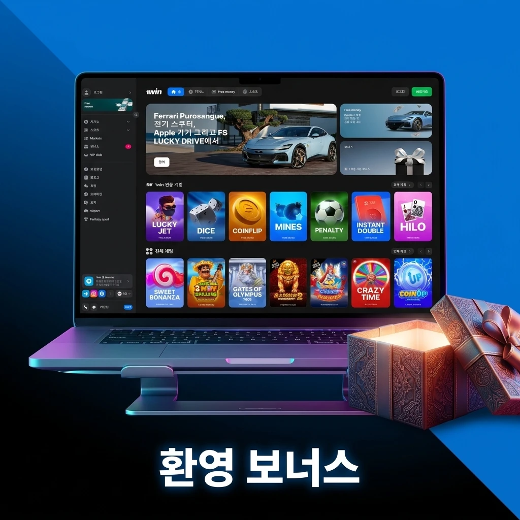 신규 사용자 환영 보너스 안내: 최대 600% 보너스와 500회 무료 스핀, 최소 입금·배팅·유효기간 조건 표시