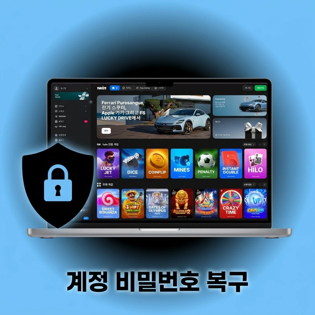 1win 로그인 화면에서 이메일 또는 휴대폰 인증으로 계정 비밀번호 복구 및 재설정 단계 안내